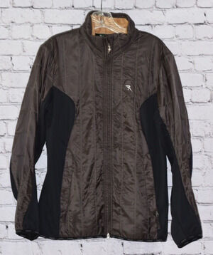 Chervo-Tex Stretch Women's Full Zip Quilted Pro-Thermo Golf Jacket Size 12
